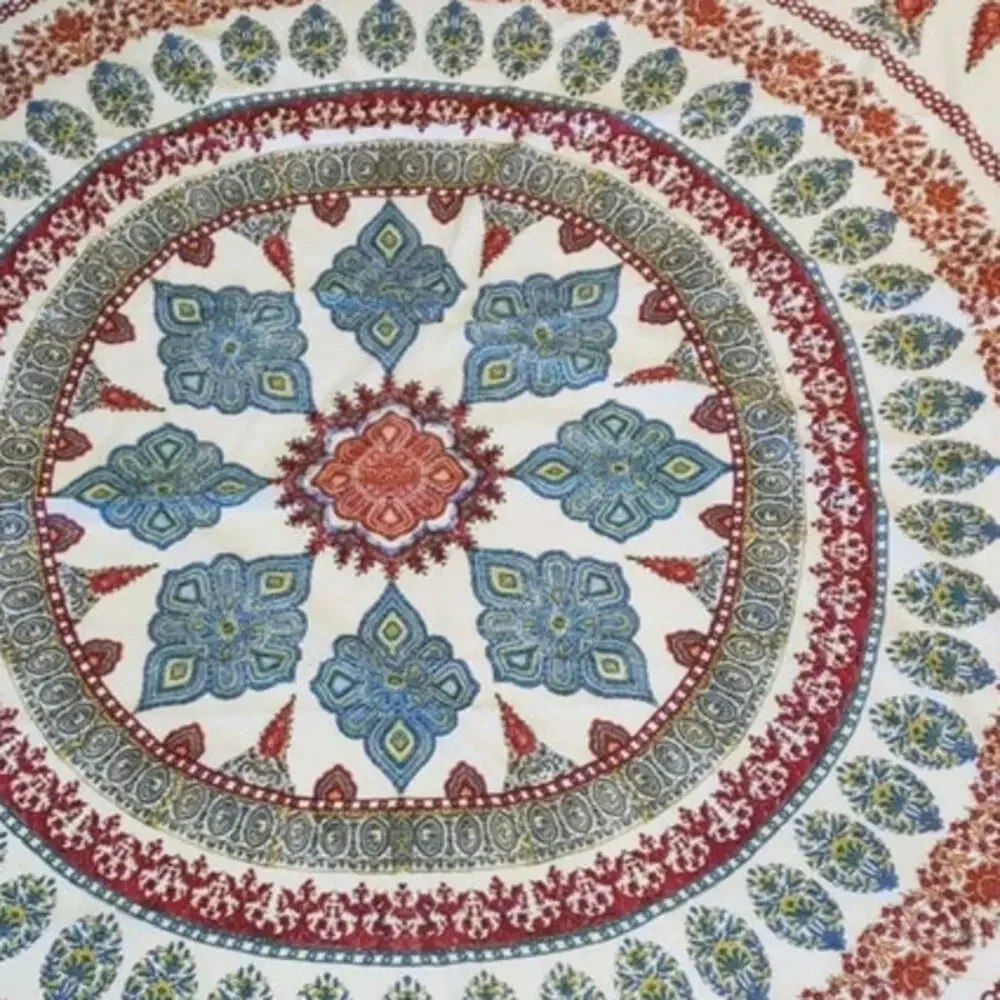 Pottery Barn Aurora Medallion Queen / Full Duvet Multicolored cotton 92 X 88